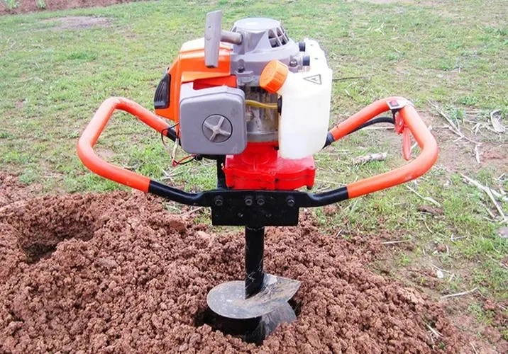 63cc Hand Push Earth Auger Machine Ground Auger Ice Drill