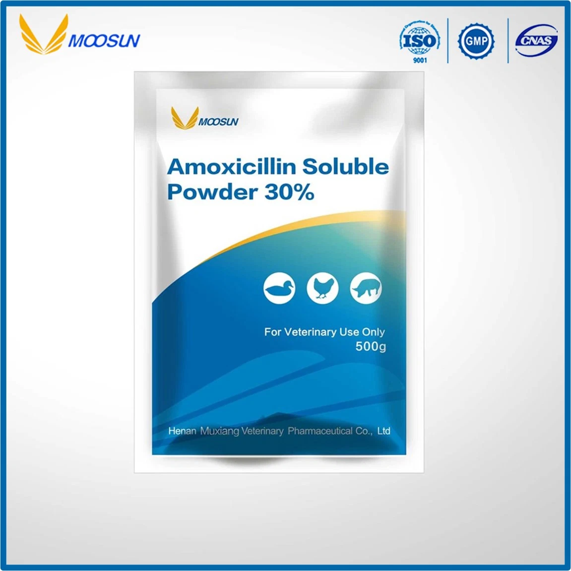 Veterinary Drug Antibiotics Clavulanate Potassium Veterinary Medicine Amoxicillin and Clavulanate Soluble Powder Poultry Medicine Livestock Medicine with GMP