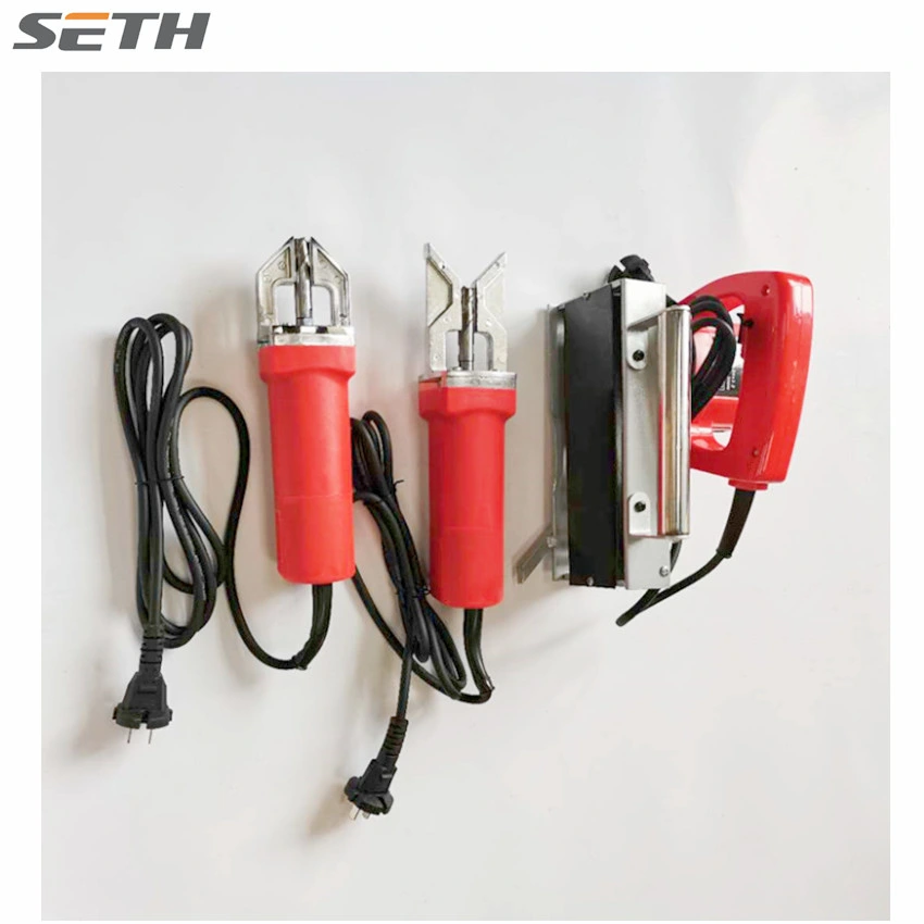 Portable Electric V-Shape Cleaning Tools for UPVC Window Making Portable UPVC Window Water Slot Milling Machine Tool