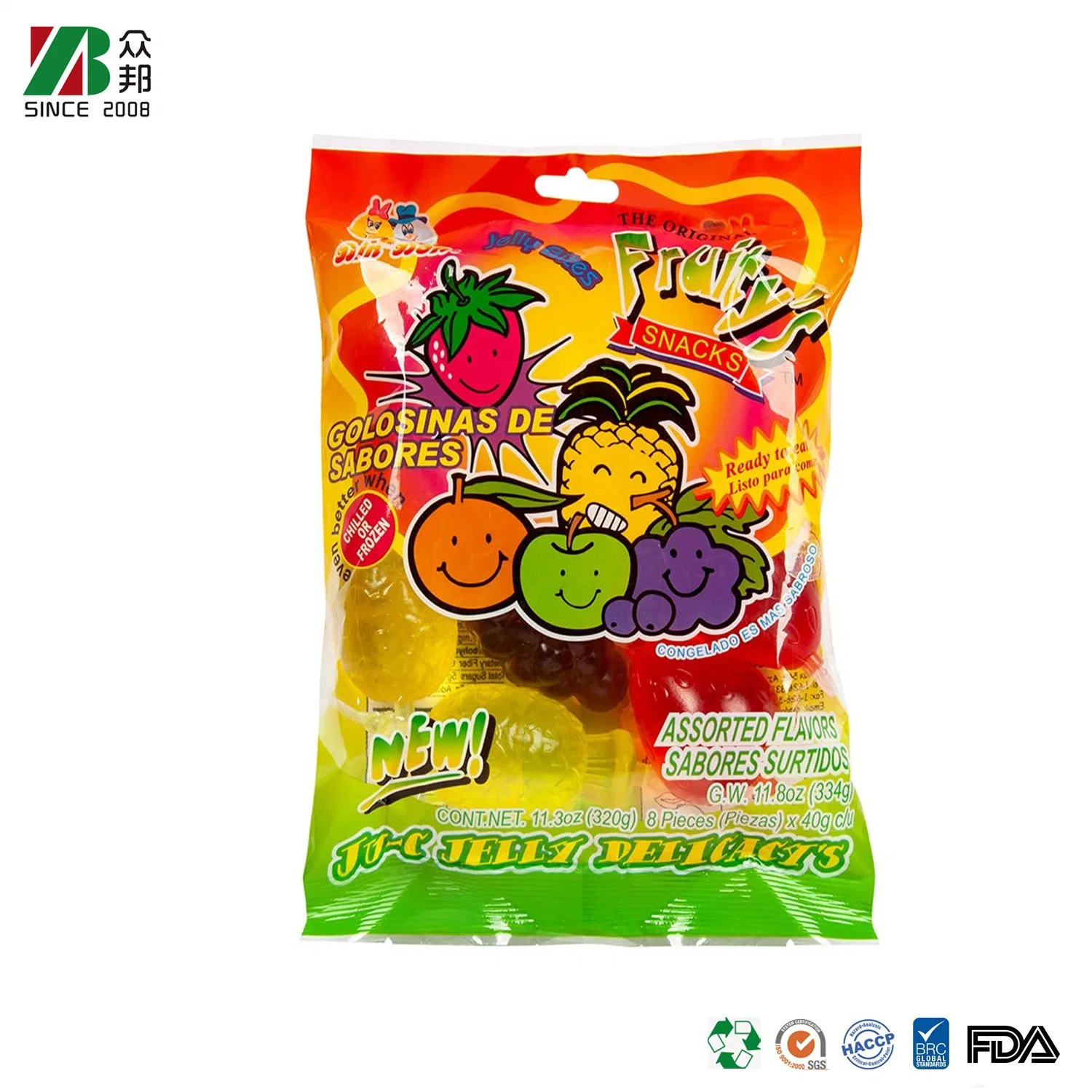 Food Grade Snack Food Pillow Pack China Packaging Bag Manufacturer