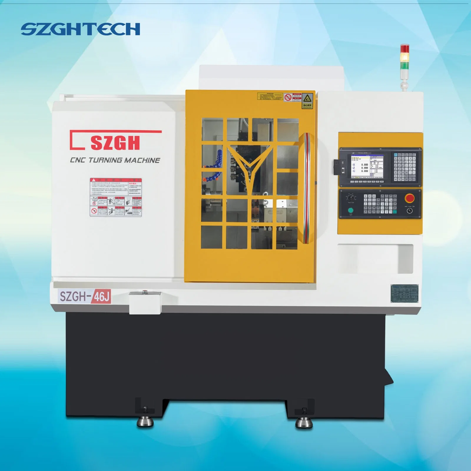 Szgh 46y Metal torno máquina CNC máquina de giro CNC Multi-funcional Máquina de torneado y fresado CNC