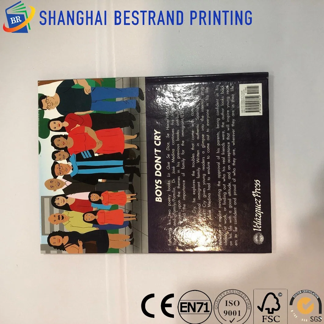 Customized Hardcover Children Book Printing with Spot UV