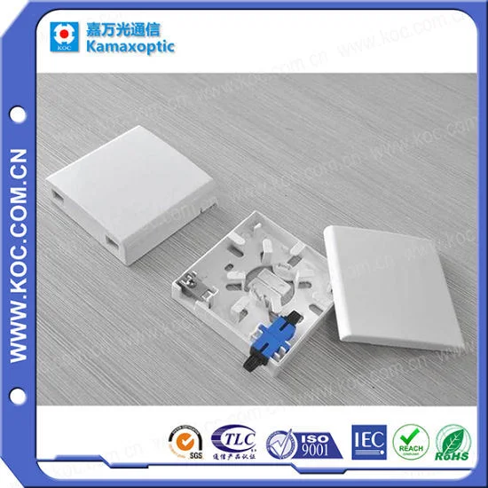 Fiber Optics FTTH Small Size Wall-Mounted Socket Terminal Box