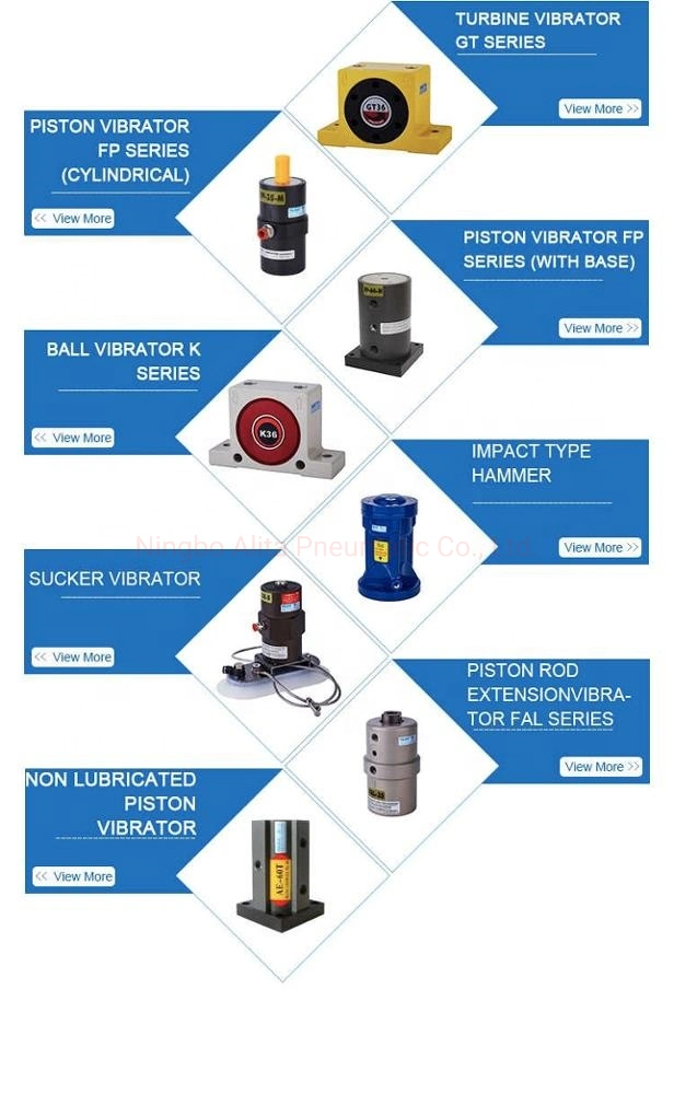 Gt-40 Pneumatic Gear Vibrator Turbine Vibrator for Hopper