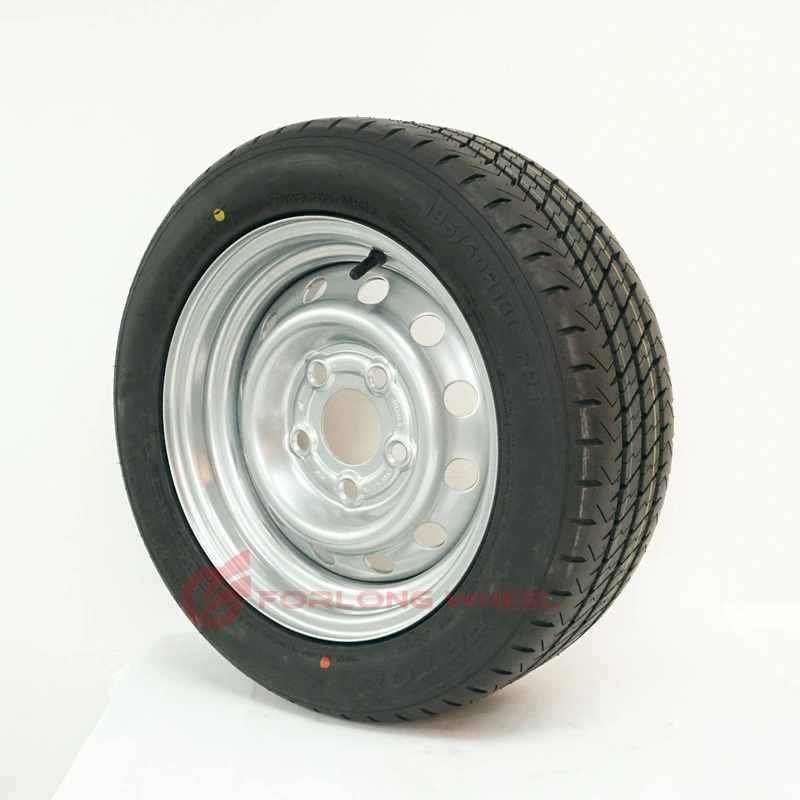 Forlong Wheel 195/60r12 104/102n Trailer Wheels 5 Stub 112mm PCD 30mm Offset Fits for Cartrailer Use for Sale