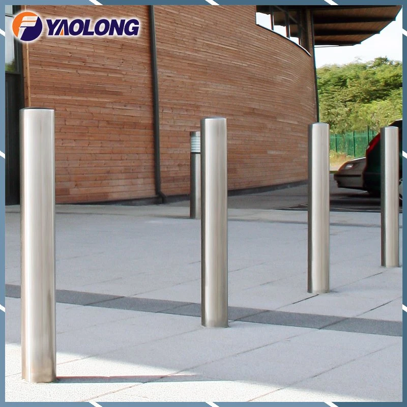 Durable 304 Stainless Steel Fixed Bollard for Store Gate