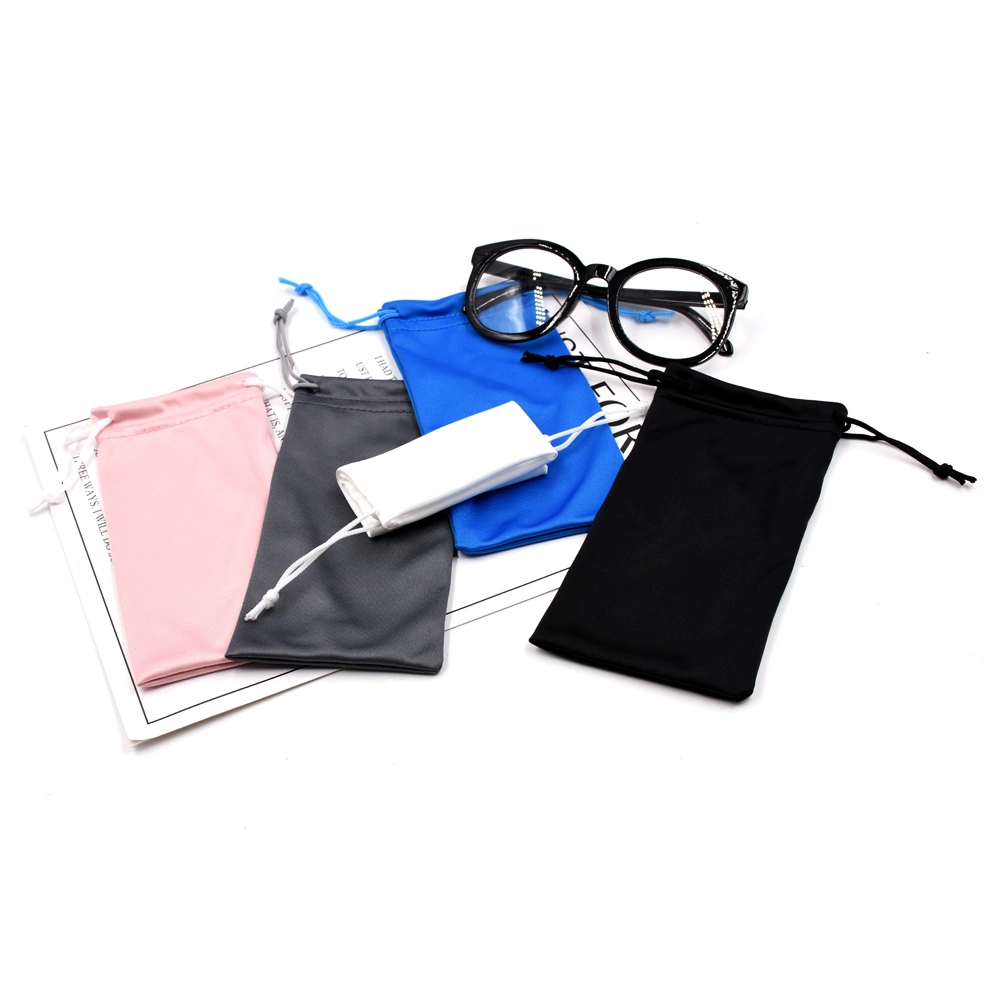 Custom Eco-Friendly Magic Sunglasses Pouches Microfiber Phone Drawstring Bags Fashion Portable Glasses Cloth Bag