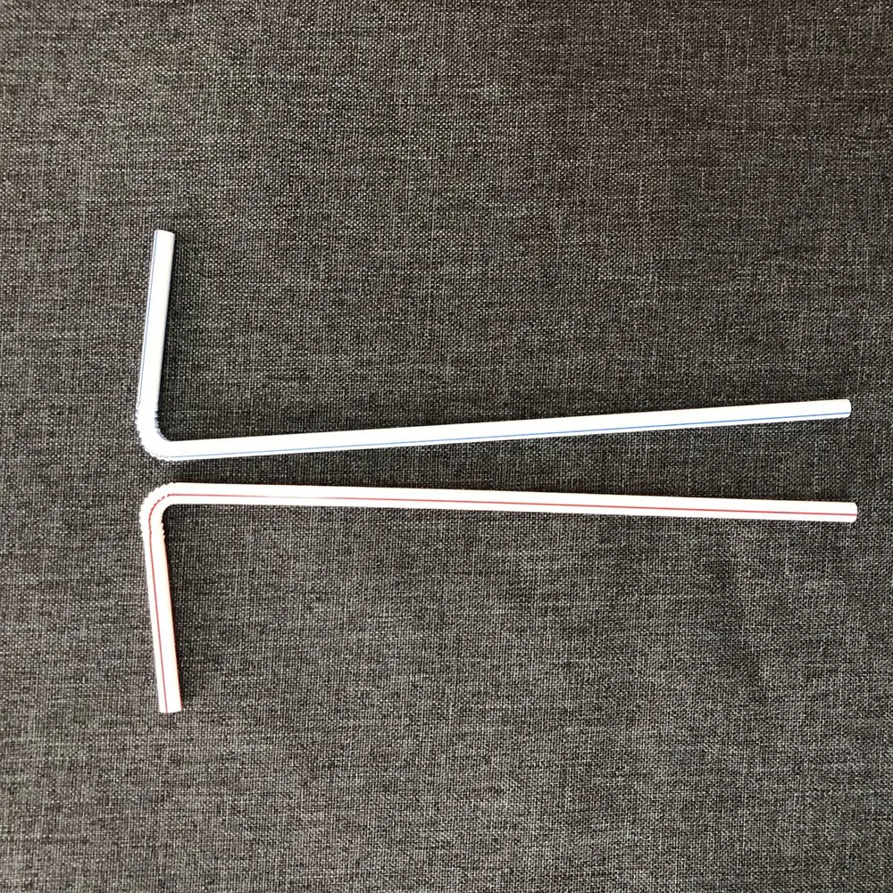 Compostable Drinking Bendy Straws with Nude Packing for Families and Restaurants