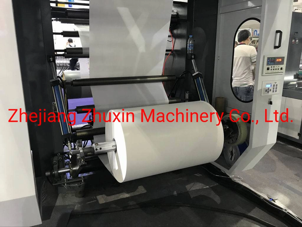 Zhuxin High Speed Vier Farben Flexo Ci Druckermaschine (Zentrale Trommel) für Beutel/Papier/PE/BOPP/nicht gewebtes Modell Zxry-4600