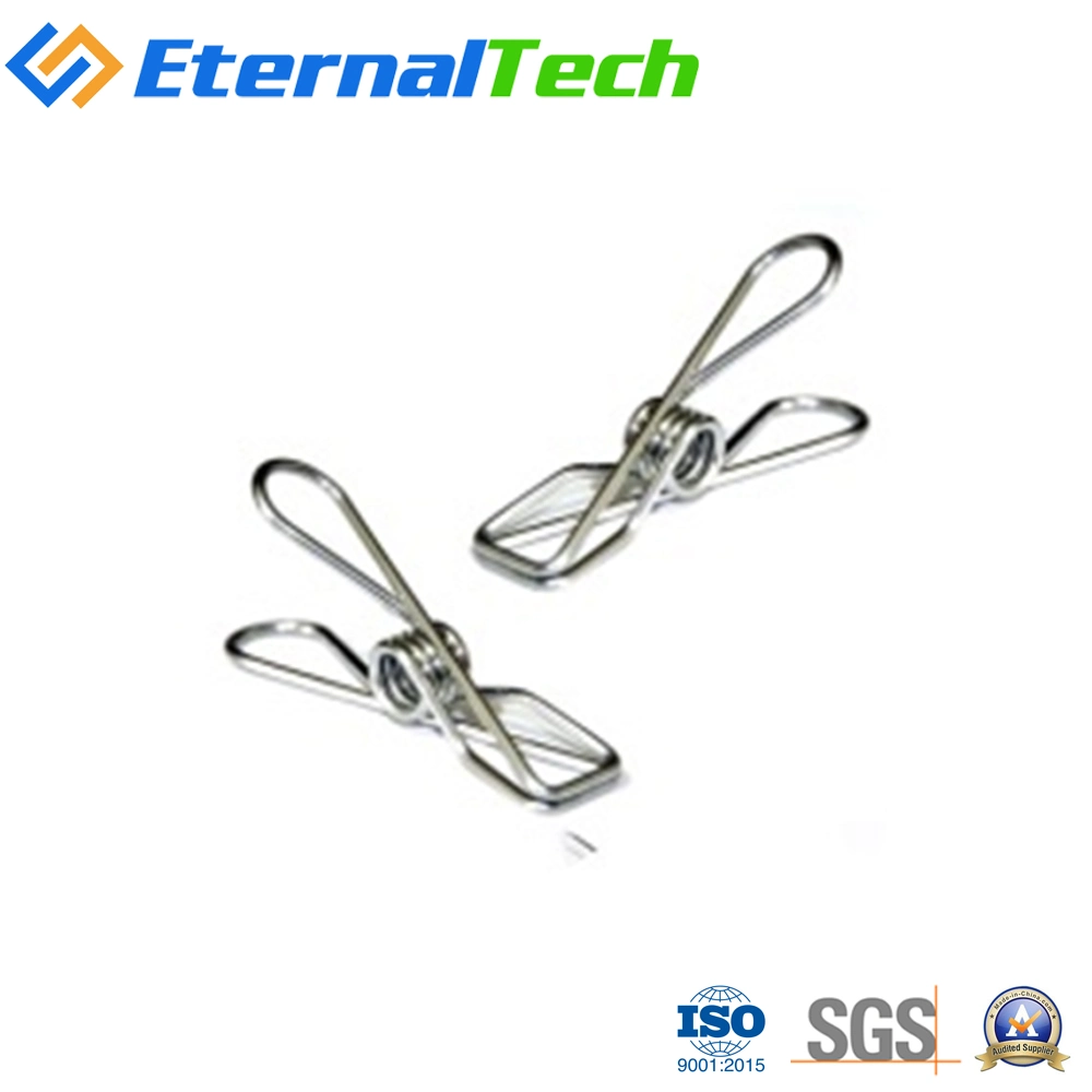 Stainless Peg Metal Hooks for Laundry and Small Metal Clothes Clips