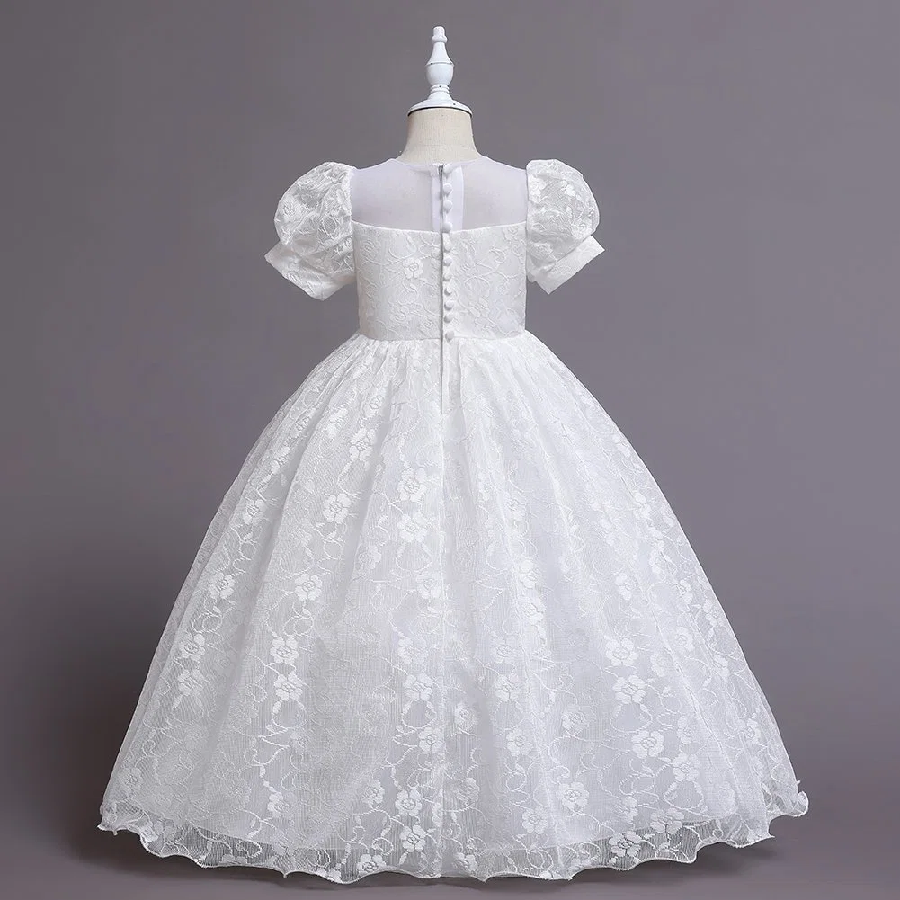 Vente en gros vêtements bébé belle vêtements enfant vêtements mode robes de soirée Robe de mariée pour petite fille