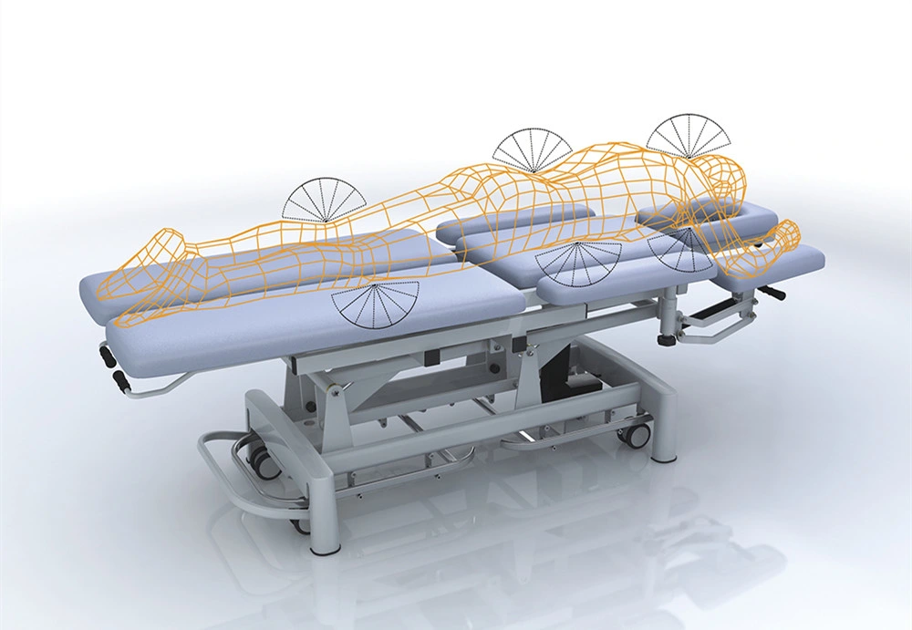 Adjustment Chiropractic Eight-Section Therapy Lift Table Hospital Bed