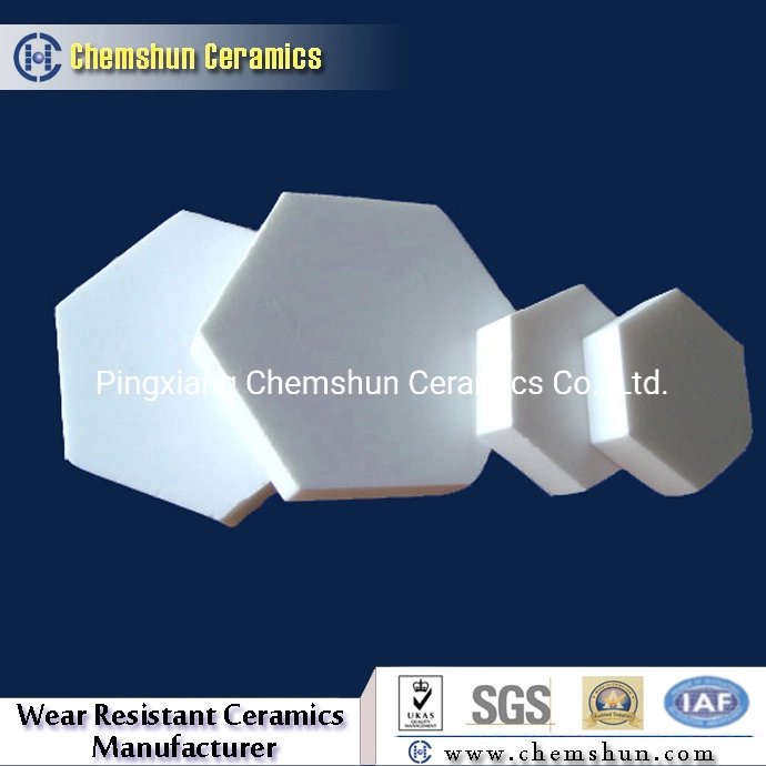 عرض Chemshun Alumina خزفي سداسي الشكل من موزاييك