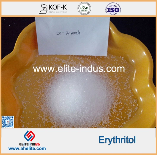Weißer Kristall Süßstoff Erythritol 30-60/60-100/100 Netz für Cholat