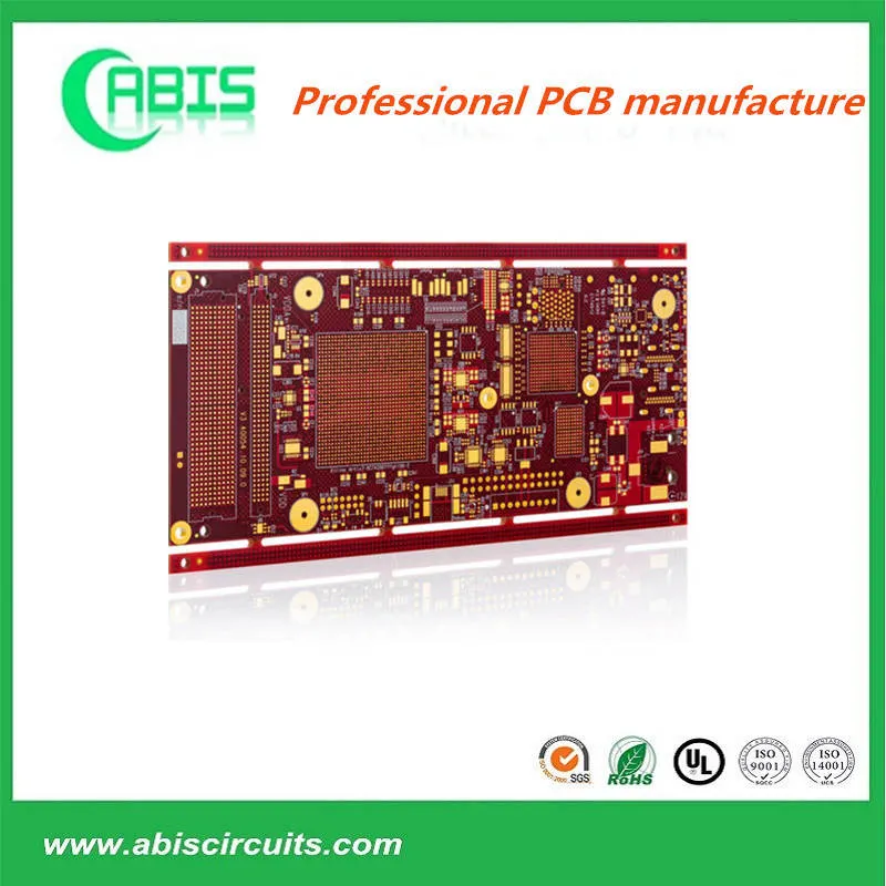 PCB rojo 94V0 electrónico PCBA Esquema PCB Diseño PCB circuito Diseño