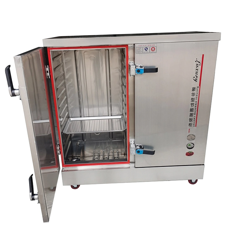 Indústria chinesa Comércio elétrico gases dumplings alimento arroz vapor Máquina de armários de panela a vapor