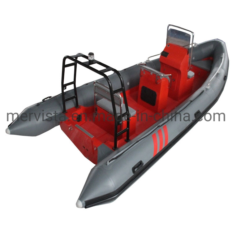 Fiberglass Boat Dinghy Boat Fiberglass Yacht Rib-660 6.6m Yacht for Sale