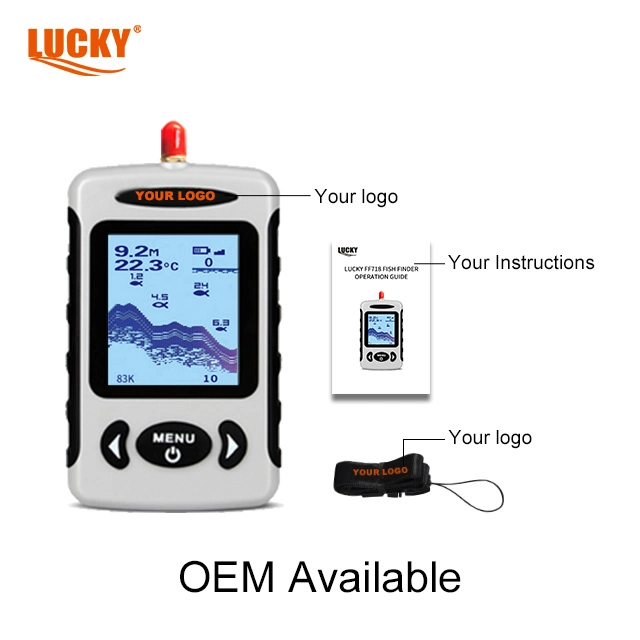 Lucky Humidity Sounder Fish Finder Depth Sounder Fish Finder FF718d-Ice