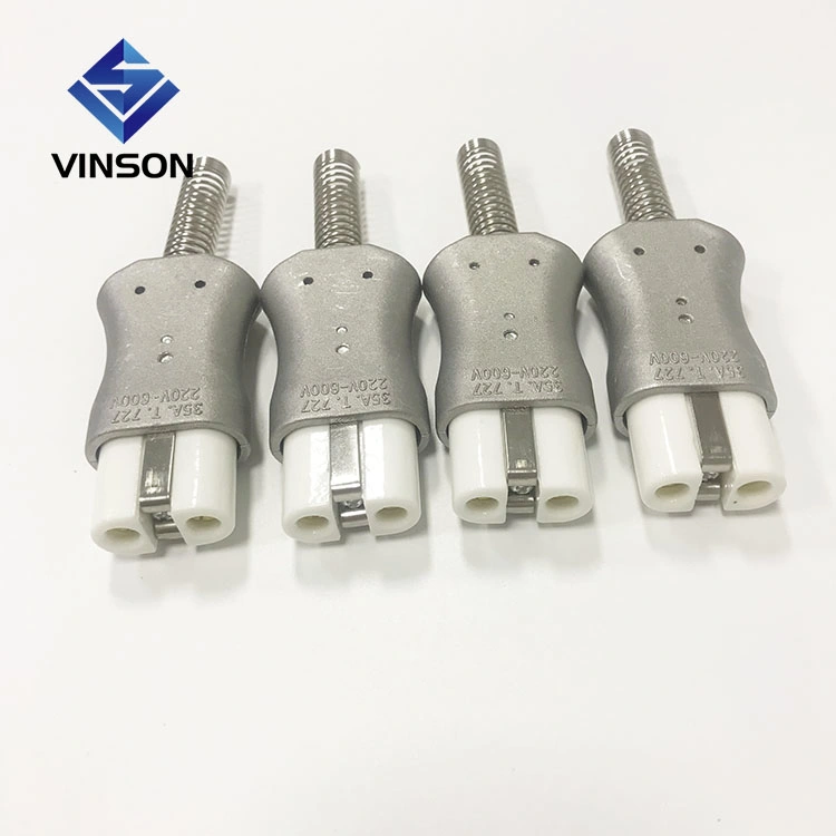 High Temperature European Aluminium Type 35A Heater Plug & Porcelain Connector for Band Elements