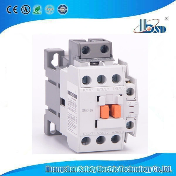 Contactor 3pole 4pole 9A-150A, contactor eléctrico de la CA de Gmc