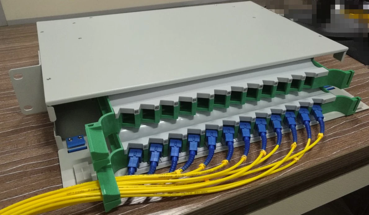 Tipo de gaveta Painel Patch fibra óptica ODF-R-C tipo