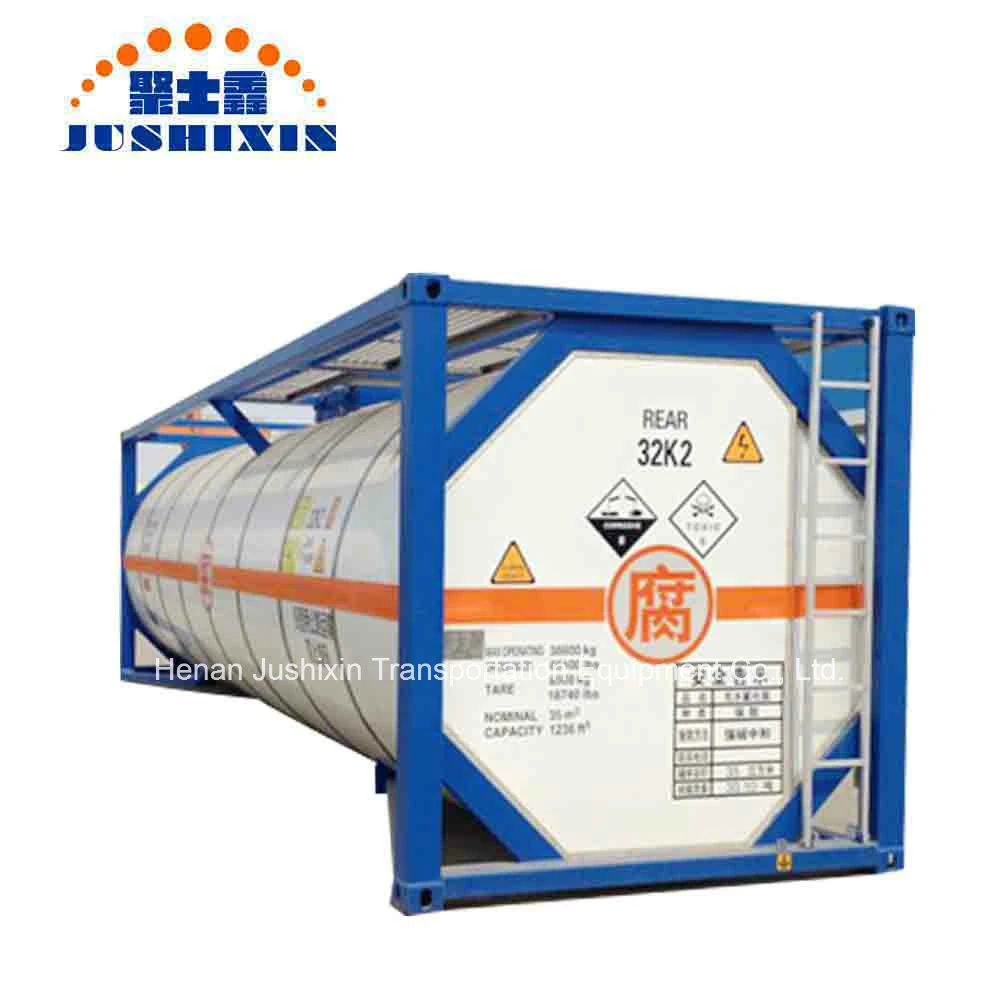 Csc Certified New 20 Feet 32% HCl Acid ISO Tank Container for Sale