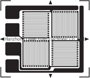 Type résistif de haute précision Eb pont complet pour le pesage de jauge de contrainte du capteur de cellule de chargement