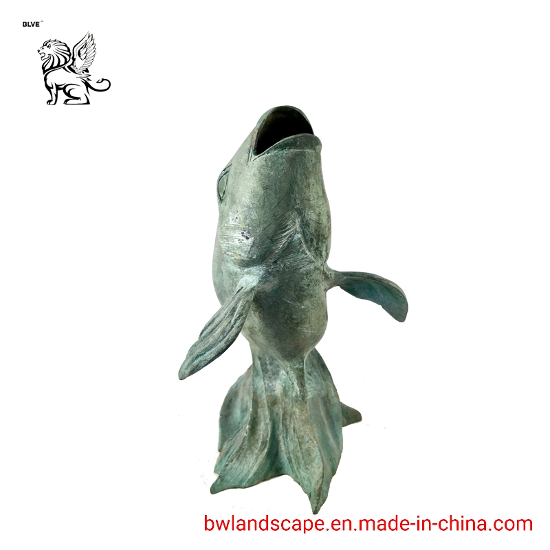 High Quality Cast Metal Craft Bronze Fish Sculpture Fountain Bfd-23