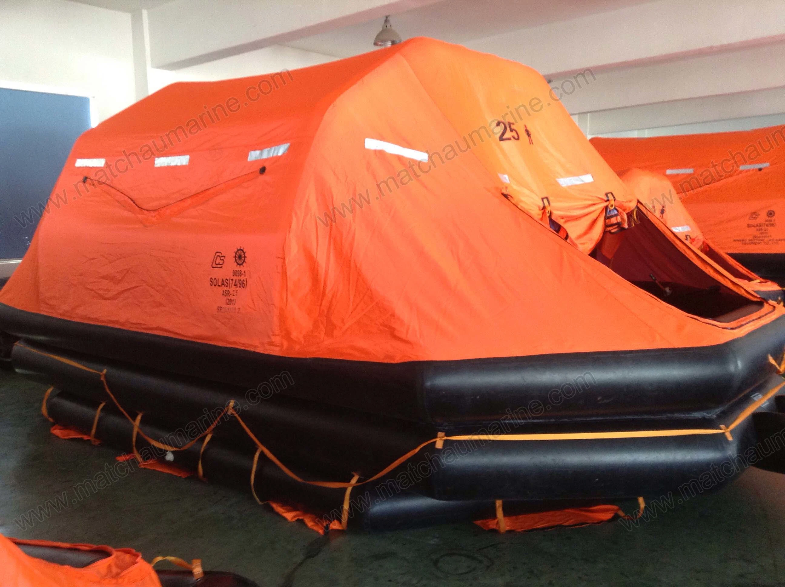 Solas Approved 6 Man Inflatable Life Raft Factory