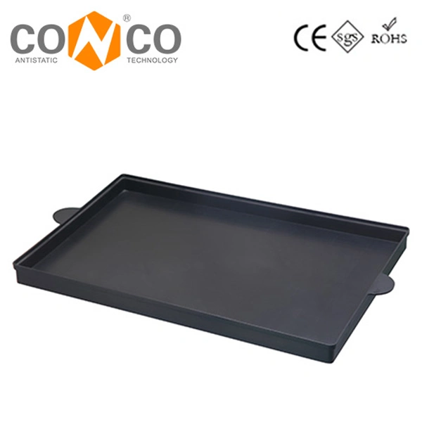 Conco PP negro antiestático 430*330*67mm Bandeja