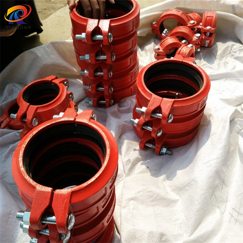 2 1/2 Inch Pipe Rigid Ductile Iron Grooved Coupling for Fire Fighting