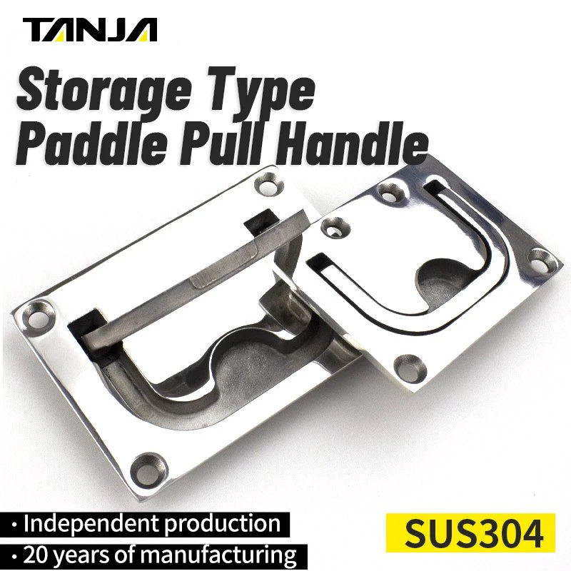 High Quality M73b Storage Type Paddle Pull Handle Polished Handle for Medical Equipment, High-Speed Rail Containers.