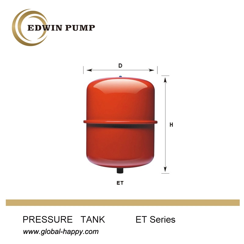 Moderner Wasserdrucktank mit et-Technologie
