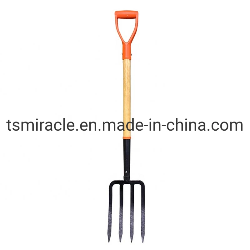 Wholesale 4 Teeth Carbon Steel Hand Garden Planting Fork