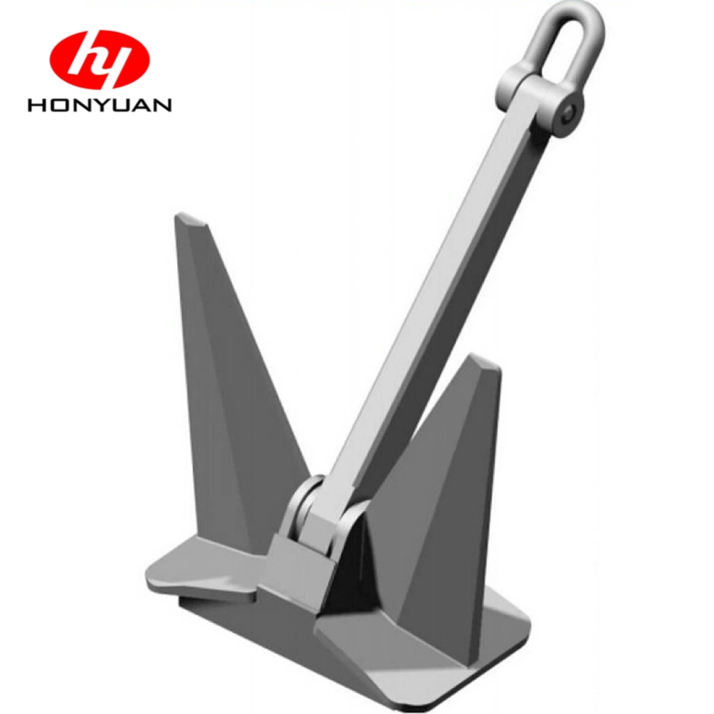 Mooring Hardware Pool Anchor Stockless Anchor 12-2500kg with Carbon Steel/Stainless Steel/Steel