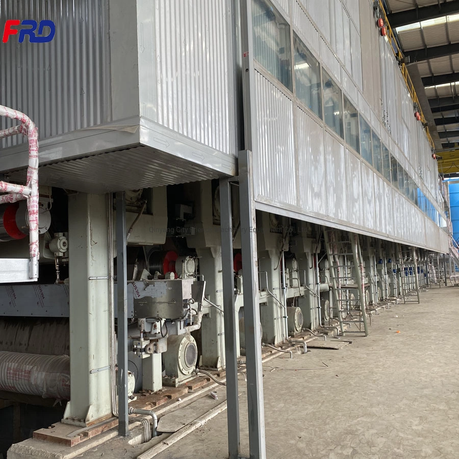 709 50t/D 3200mm Factory Price Paper Mill Plant Office Copy A4 Paper Making Machine Bagasse Straw Paper Making Machine Printing Writing Paper