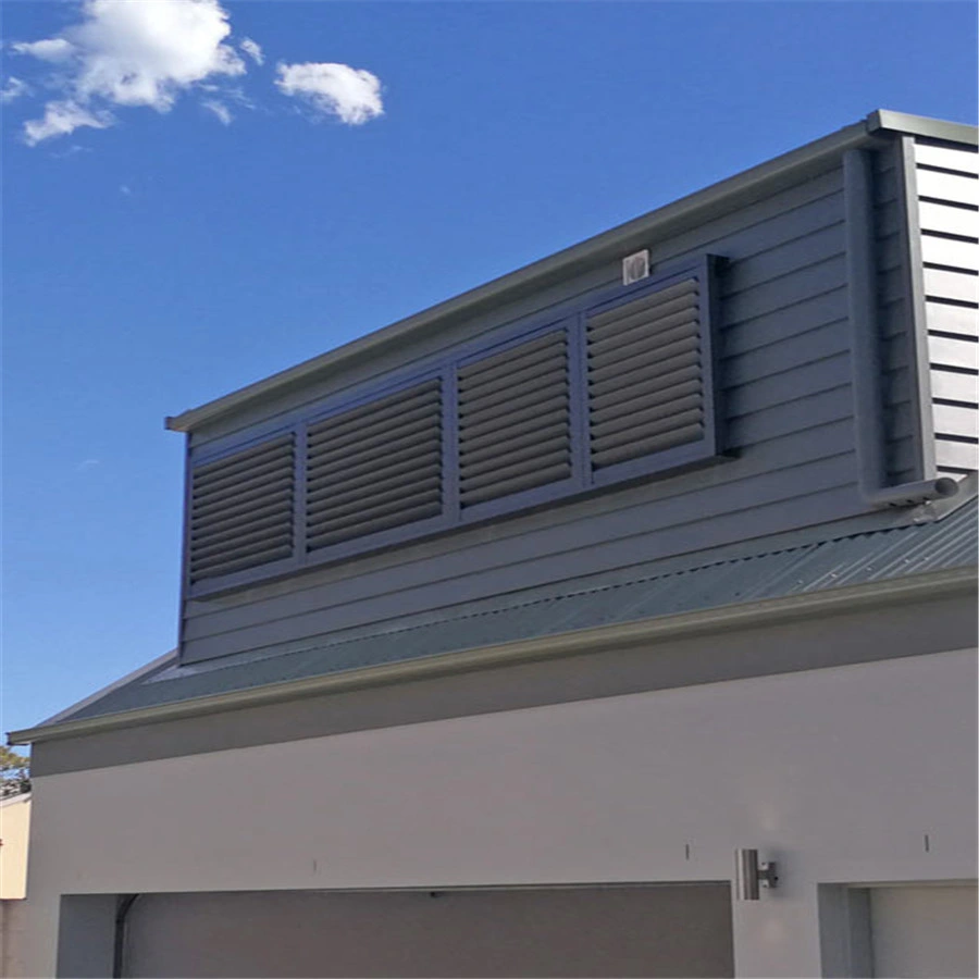 Prima Modern Outdoor Louver Metal Window