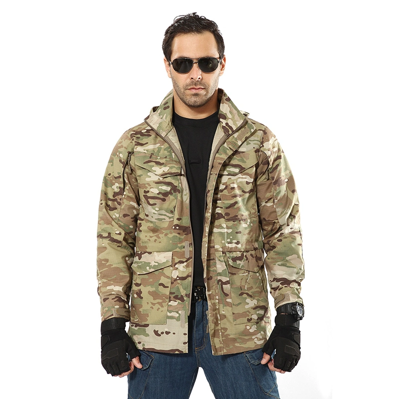 Comercio al por mayor ropa militar espesar Hoodie anorak Campo Militar del Ejército de chaquetas Chaleco táctico militar