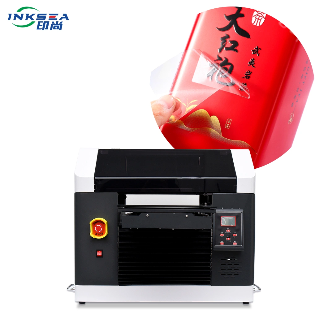 Small UV Flatbed Printer A3 A4 Size Epson Head 30*45cm Size Suitable for PVC Wood Glass Packaging Box