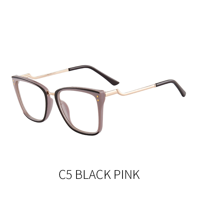 2023 New Color Fashion Square Tr90 Frames Women and Man Blue Light Blocking Glasses Optical Frames