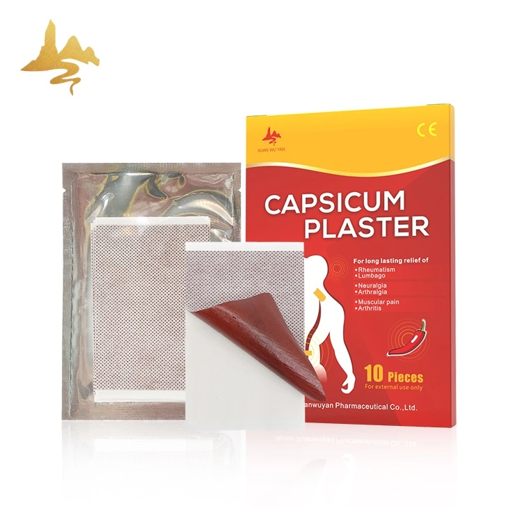 FDA Approved Non-Woven Fabric Porous Capsicum Plaster for Pain Relieving