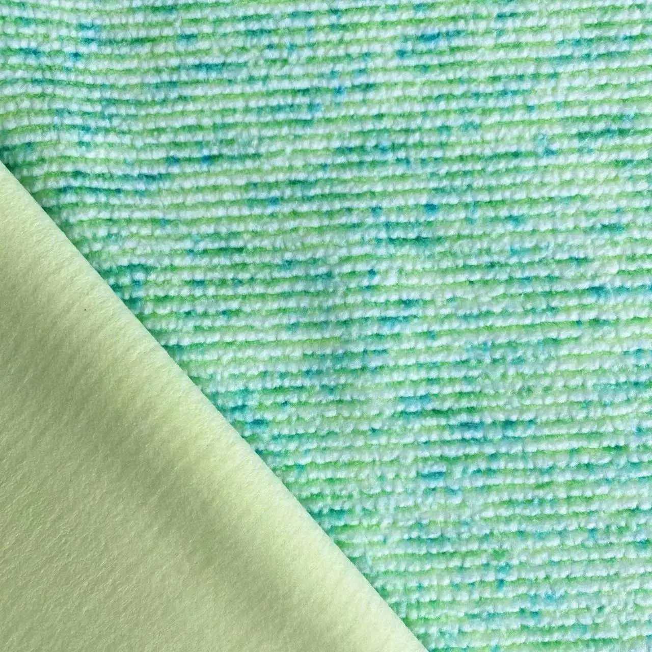قماش Sherpa Fleece من الألياف الضوئية الملونة مربوز مع قماش بوليستر متعدد الإستر المعاد تدويره القماش