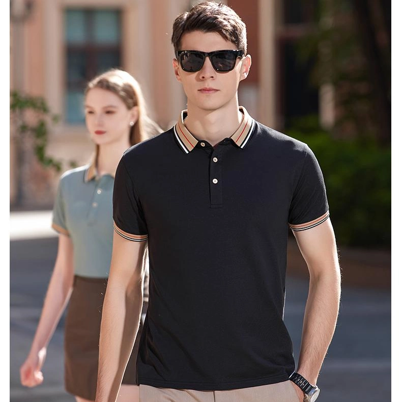 Ice Ion Fashion Business Lapel T-Shirt Polo Shirt Overalls