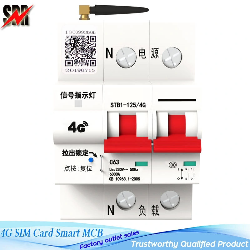 4G SIM Card Smart Mini Circuit Breaker