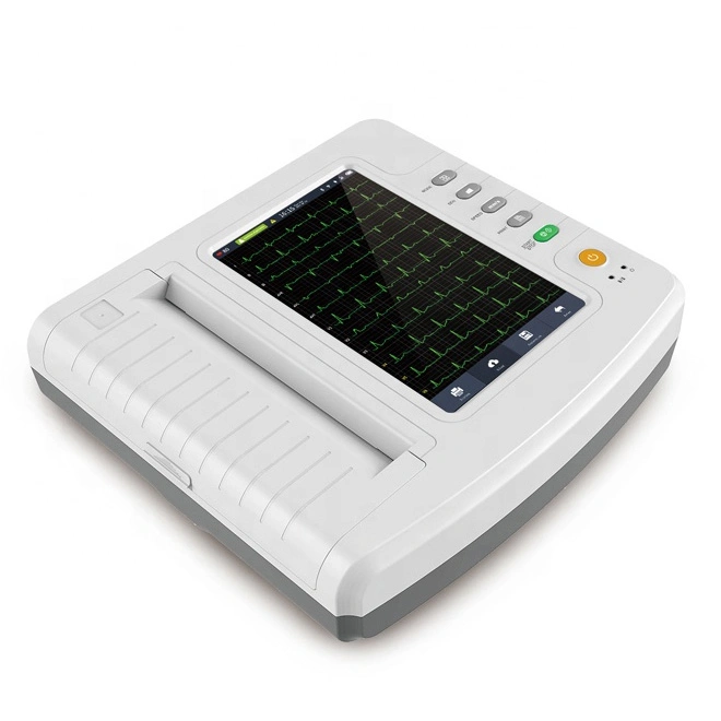 He-12e Portable 12 Channel Digital Electrocardiogram ECG Machine