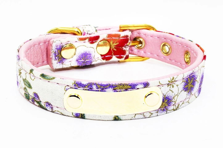 Classics Adjustable Pet Dog Collar, with Laser Inscription