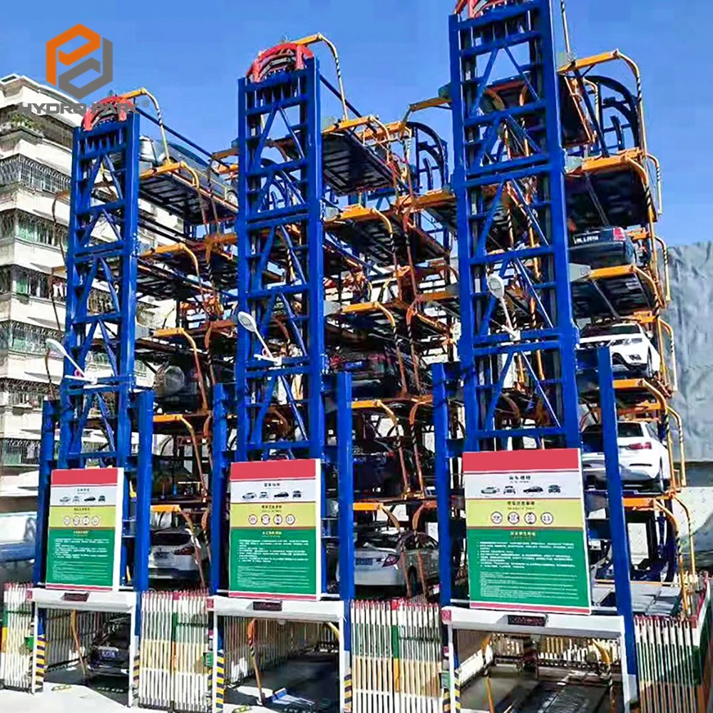 Carrossel robótico Estacionamento rotativa mecânica do sistema de travão de imobilização levantado carro elevador Elevador Estacionamento