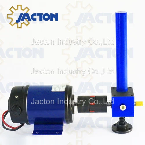 Jacks with Motors, Motored Jacks, Linear Power Jacks (Machine Screw Type) with Motor, Linear Power Jacks with Servo Motor Type: Operates Multiple Jack Systems.