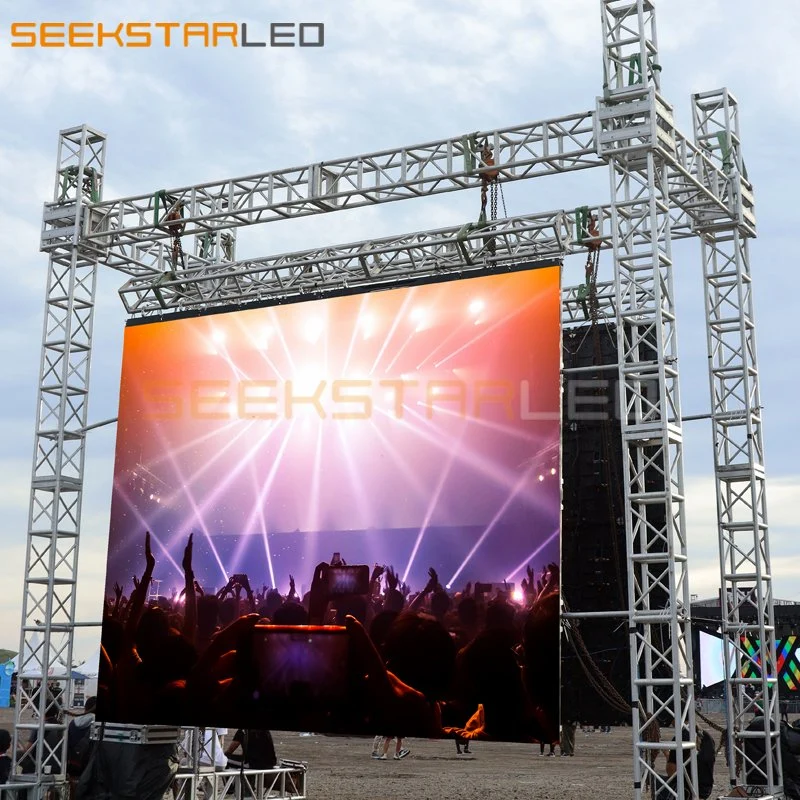 High Brightness Exhibition Hall LED Rental Display Screen P3.91 Stage Video Wall Board