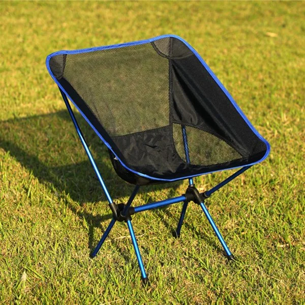 Outdoor Portable Folding Recliner Back Chair Camping Folding Moon Chair Leisure Lunch Rest Beach Chair